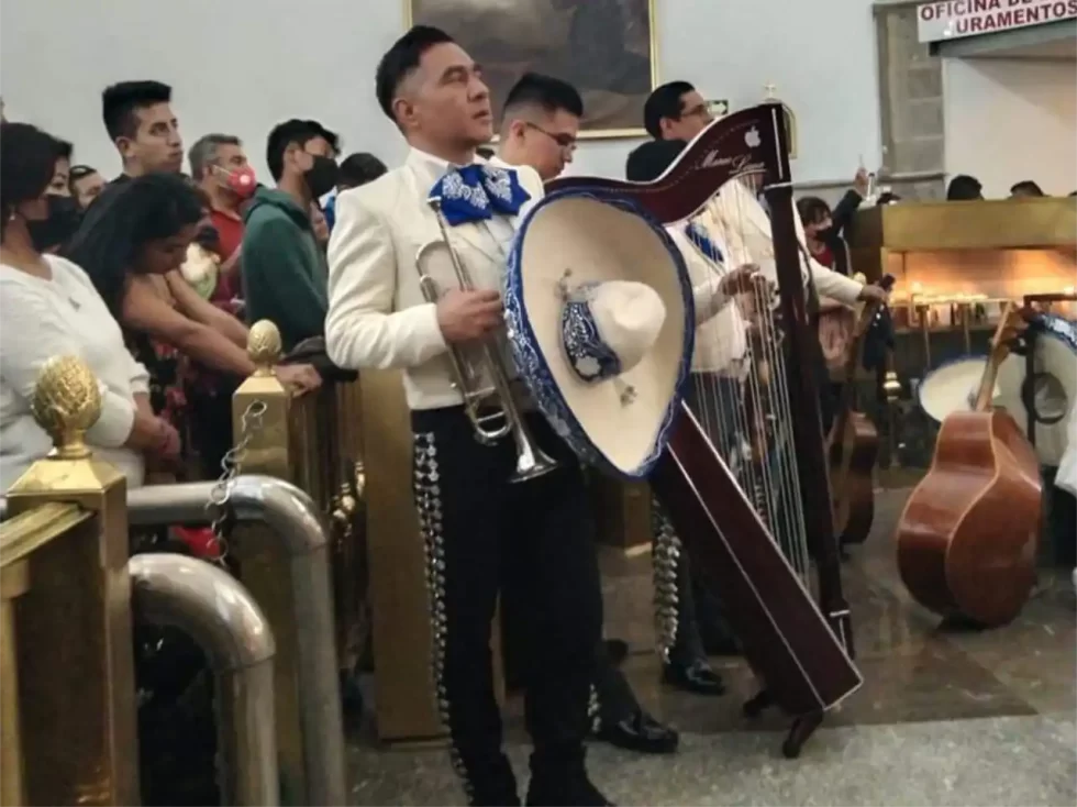 Mariachis en Coyoacán de la Ciudad de México
